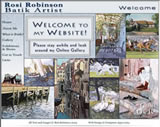 Gallery and information by internationally known batik artist Rosi Robinson